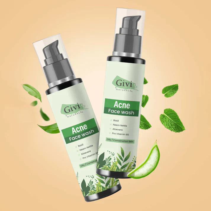 Struggling with Acne & Oily Skin? Try Givi Naturals Acne Face Wash for Clear, Healthy Skin Naturally