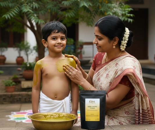 Dull, Dry & Irritated Skin? Switch to Givi Naturals Herbal Bathing Powder for a Healthy Natural Glow